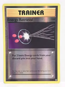 Pokemon TCG Energy Retrieval 77/108 EVO Reverse Holo Light Play - Image 1