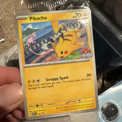 Pikachu Promo 2024 World Championships SVP EN 190 Pokemon Worlds SEALED PROMO - Image 1