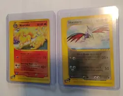 Vintage Pokemon Rare Duo: Ninetales 25/147 & Skarmory 63/165 - 2002 WOTC - Image 4