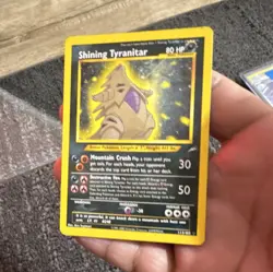 Pokemon Shining Tyranitar Neo Destiny 113/105 Secret Rare Holo Armor English - Image 1