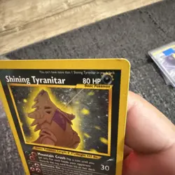 Pokemon Shining Tyranitar Neo Destiny 113/105 Secret Rare Holo Armor English - Image 2
