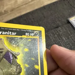 Pokemon Shining Tyranitar Neo Destiny 113/105 Secret Rare Holo Armor English - Image 3