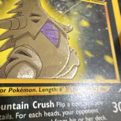 Pokemon Shining Tyranitar Neo Destiny 113/105 Secret Rare Holo Armor English - Image 4