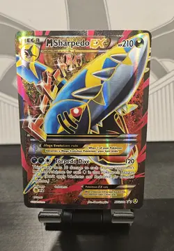 2017 Pokemon M Sharpedo EX XY Black Star Promo Alternate Art Full Art #XY200a - Image 1
