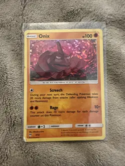 Onix Holo Rare 9/12 McDonald's Promo 2019 HP Pokemon TCG - Image 1