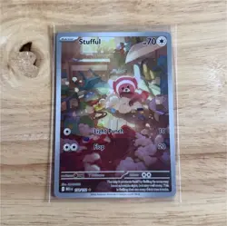 Pokemon Stufful 154/132 Me01 Mega Evolution Illustration Rare Holo 70 HP Eng - Image 1