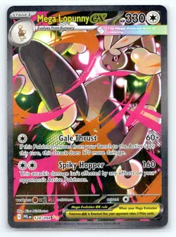 Pokemon Mega Lopunny ex - ME02: Phantasmal Flames PFL Holo 128/094 NM - Image 1