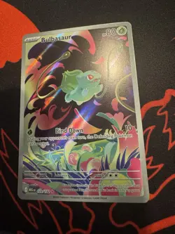 Pokemon Bulbasaur Holo Card 133/132 Me01: Mega Evolution NM Condition Sealed - Image 1
