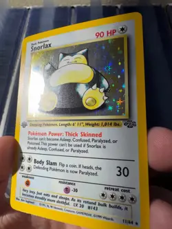 Snorlax 11/64 1st Edition Holo Rare Jungle Pokemon Card - Image 4