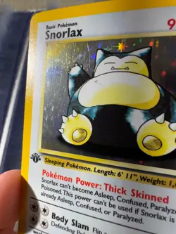 Snorlax 11/64 1st Edition Holo Rare Jungle Pokemon Card - Image 5