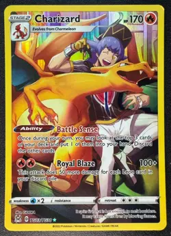 Pokemon Lost Origin Trainer Gallery Charizard TG03 Ultra Rare - Image 1