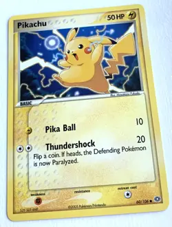 Pikachu - 60/106 Ex Emerald 2005 - Vintage - Pokemon TCG - Image 1