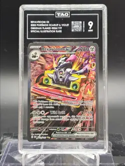REVAVROOM EX 2023 POKEMON SPECIAL ILLUSTRATION RARE #224 TAG 9 Q5677 - Image 1