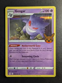 2022 Pokemon GENGAR #066/196 Trick or Trade BOOster (2023) Holo Rare English - Image 1