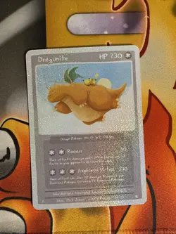 Pokepu S1 1st Ed Dregunite 56 DragonitePokemon Fan Art Derpy Parody Card Holo - Image 1