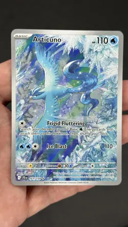 Pokemon TCG Articuno 161/159 Journey Together Illustration Rare NM - Image 3