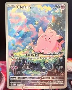 Pokemon TCG Clefairy 094/088 Illustration Rare Perfect Order Holo NM Raw - Image 1