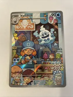 Pokemon Vanillish Snowflake Stamp 190/182 Holiday Calendar Promo Rare Holo NM - Image 1