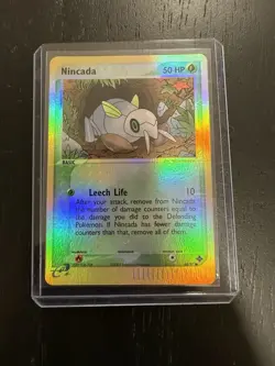 Pokemon Nincada EX Dragon TCG Reverse Holo Card 68/97 LP NM Condition - Image 1