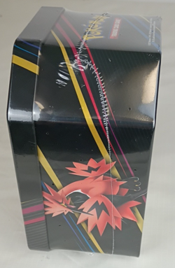 NEW Pokemon Sword & Shield Crown Zenith Galarian Zapdos Tin (Alternate), 4 packs - Image 4