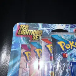 Pokemon TCG Lightning Set 4 Packs + 1 Bonus Card! Brand New/Sealed! ⚡ - Image 3