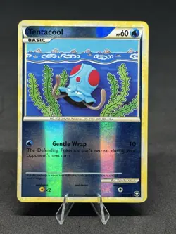 Pokemon Tentacool 80/102 Triumphant Reverse Holo - Image 1