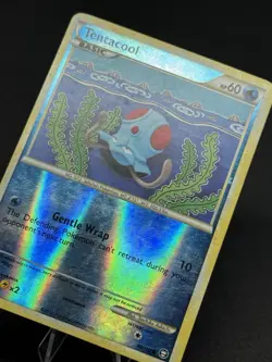 Pokemon Tentacool 80/102 Triumphant Reverse Holo - Image 2