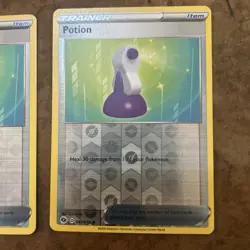 Pokemon Potion 061/073 Champions Path Reverse Holo Common 3 Card Lot - Image 4
