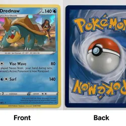 Pokemon Drednaw 039/185 Vivid Voltage Rare Holo NM 2020 TCG Card - Image 2