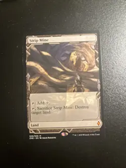 Zendikar Rising Expeditions Strip Mine Regular Card Near Mint MTG - Image 2
