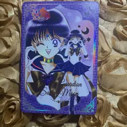 Sailor Saturn Sailor Moon SUPER PRINCESS Goddess Anime Foil ACG Girl Card - Image 1
