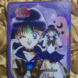 Sailor Saturn Sailor Moon SUPER PRINCESS Goddess Anime Foil ACG Girl Card - Image 2