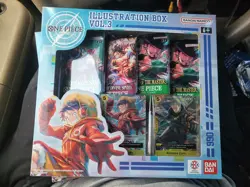 Bandai One Piece Trading Card Game: Illustration Box Volume 3 + 4 BUNDLE SEALED! - Image 1