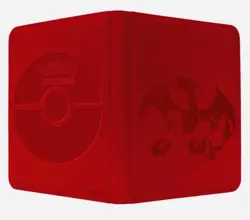 New Pokemon ES Charizard Bright Red Premium Pro Binder L8 Card Organizer Lt Ed - Image 1