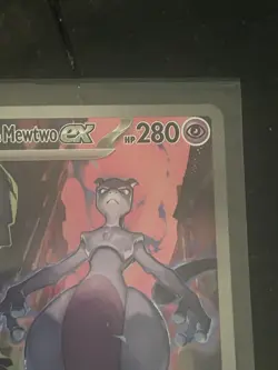 Pokemon Team Rockets Mewtwo EX Special Illustration Card 231/182 Destined Rivals - Image 2