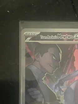 Pokemon Team Rockets Mewtwo EX Special Illustration Card 231/182 Destined Rivals - Image 3