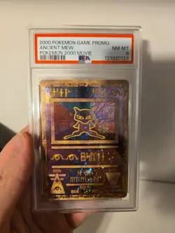 2000 Pokemon Ancient Mew PSA 8 NM-MT Pokemon Movie Game Promo Double Holo Card - Image 3