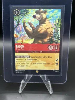 Baloo 142/204 Disney Lorcana Archazia's Island Regular Legendary Card NM - Image 1