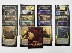 MTG Archenemy Nicol Bolas Oversized Scheme Cards Complete Set 20 w/Instructions - Image 1