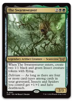 The Swarmweaver (0301) #301 (NM) Duskmourn DSK Magic MTG - Image 1