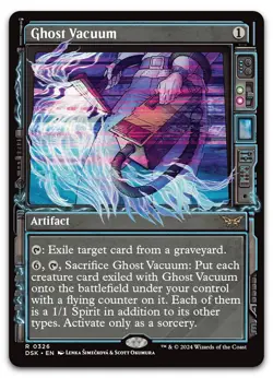 Ghost Vacuum (Showcase) #326 (NM) Duskmourn DSK Magic MTG - Image 1