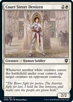Court Street Denizen FOIL Commander Legends NM White Common MAGIC CARD ABUGames - Image 1