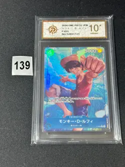 Monkey D Luffy P-055 (Promo) Promotion Pack Vol.4 ONE PIECE Card Japan Grade 10 - Image 1