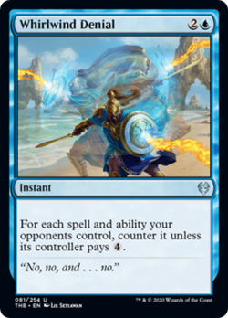 Whirlwind Denial FOIL Theros Beyond Death NM Blue Uncommon MAGIC CARD ABUGames - Image 1