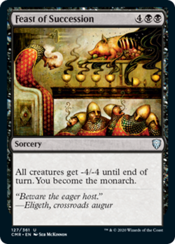 Feast of Succession FOIL Commander Legends NM Black Uncommon MAGIC CARD ABUGames - Image 1