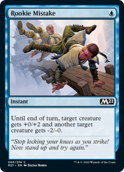 Rookie Mistake FOIL Core Set 2021 / M21 NM Blue Common MAGIC MTG CARD ABUGames - Image 1
