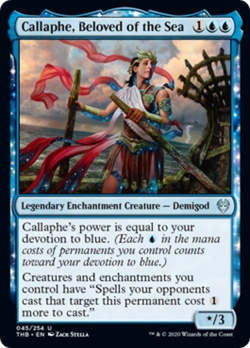 Callaphe, Beloved of the Sea FOIL Theros Beyond Death NM Uncommon CARD ABUGames - Image 1