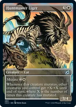 Huntmaster Liger (Showcase) FOIL Ikoria: Lair of Behemoths NM CARD ABUGames - Image 1