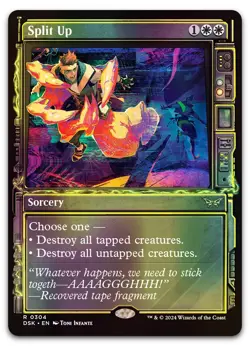 Split Up (Showcase) #304 (Foil) (NM) Duskmourn DSK Magic MTG - Image 1