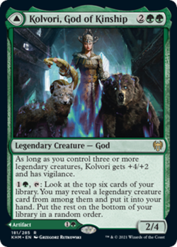 Kolvori, God of Kinship / The Ringhart Crest FOIL Kaldheim NM Rare CARD ABUGames - Image 1